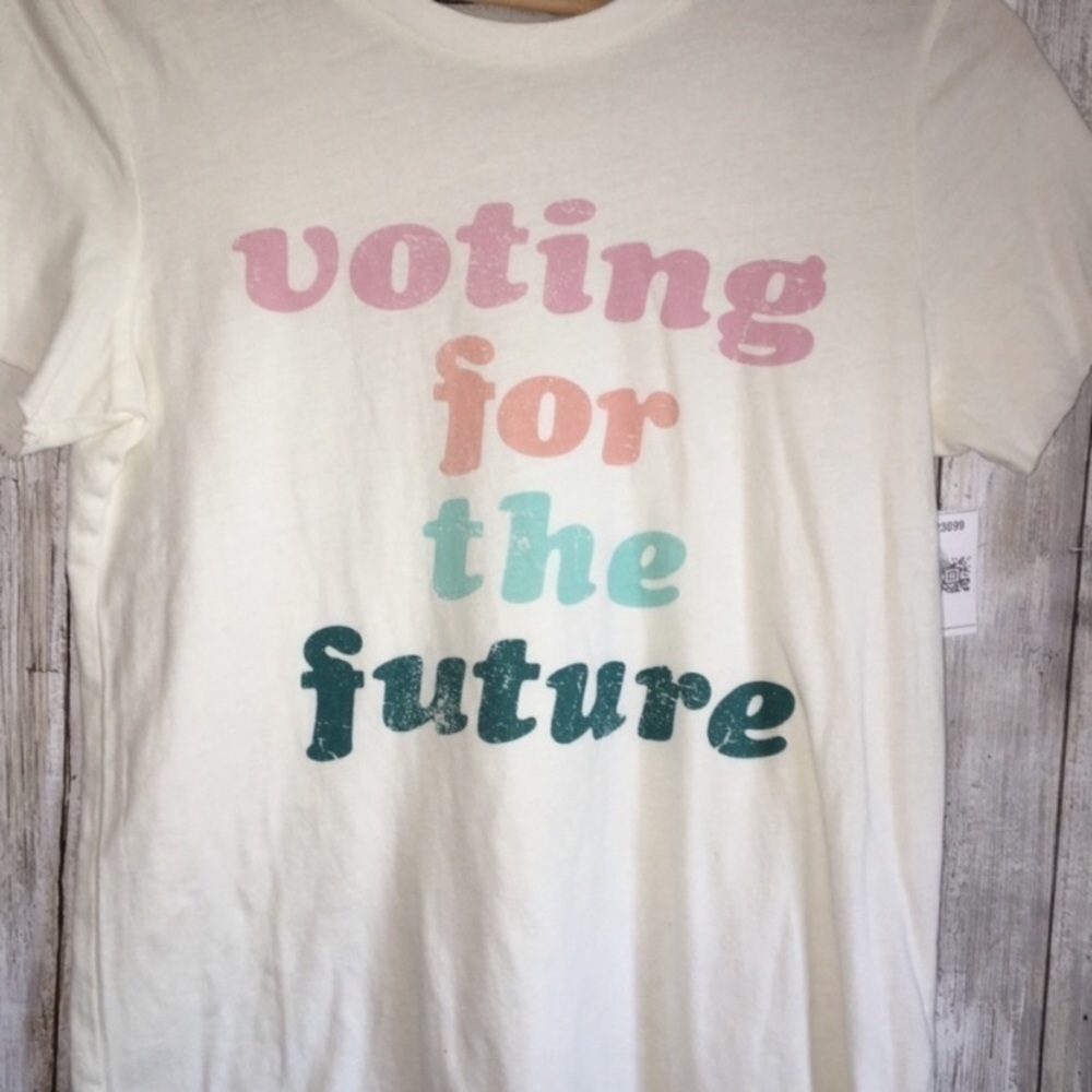 Grayson Thread White Voting For The Future Tee - Picture 2 of 4